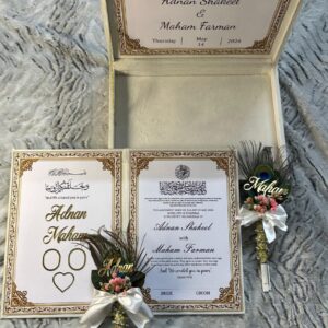 Resin Nikah Box Set – Open Display Edition