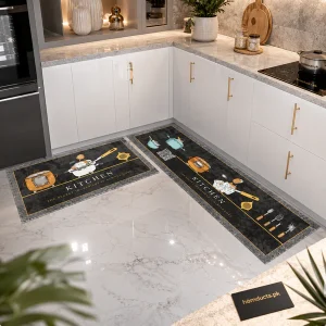 Kitchen Floor Runner Mat Set