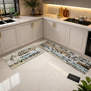 Kitchen Floor Runner Rug Set